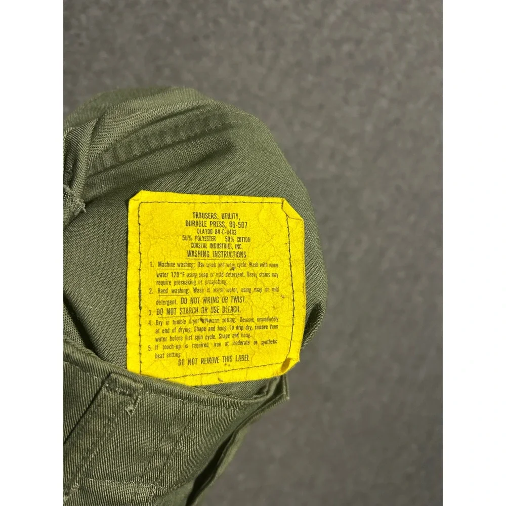 Og 507 Trousers utility durable press vietnam army pants fit 32X32 (tag 34X33)